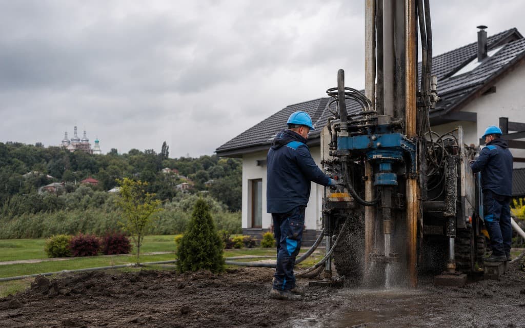 Буріння свердловини на воду малогабаритною установкою VODA+